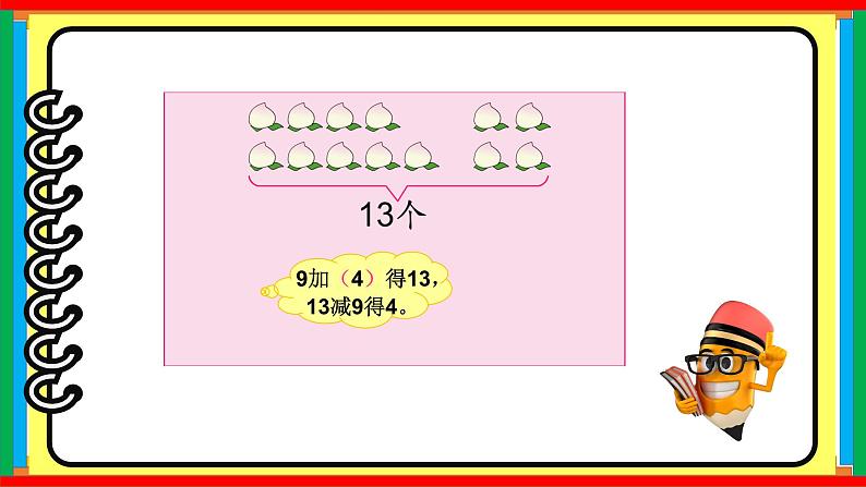 一年级数学下册课件-1.1十几减9 - 苏教版（共15张PPT）第6页