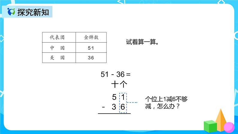 人教版数学二年级上册第二单元第四课时《退位减》课件第7页