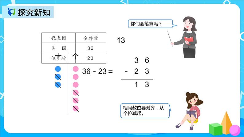 人教版数学二年级上册第二单元第三课时《不退位减》课件+教案+同步练习（含答案）06