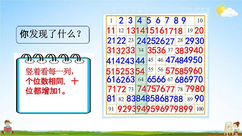 北师大版一年级数学下册《3-6 做个百数表》教学课件PPT小学优秀课件第4页