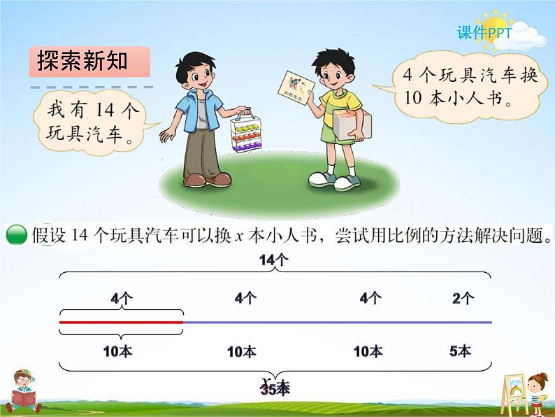 北师大版六年级数学下册《2-2 比例的应用》课堂教学课件PPT小学优秀课件04