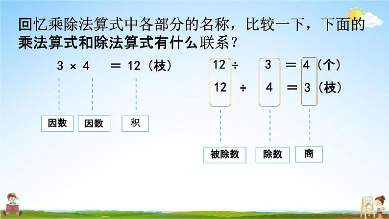 西师大版四年级数学下册《2-1 乘除法的关系》教学课件PPT小学优秀课件第3页