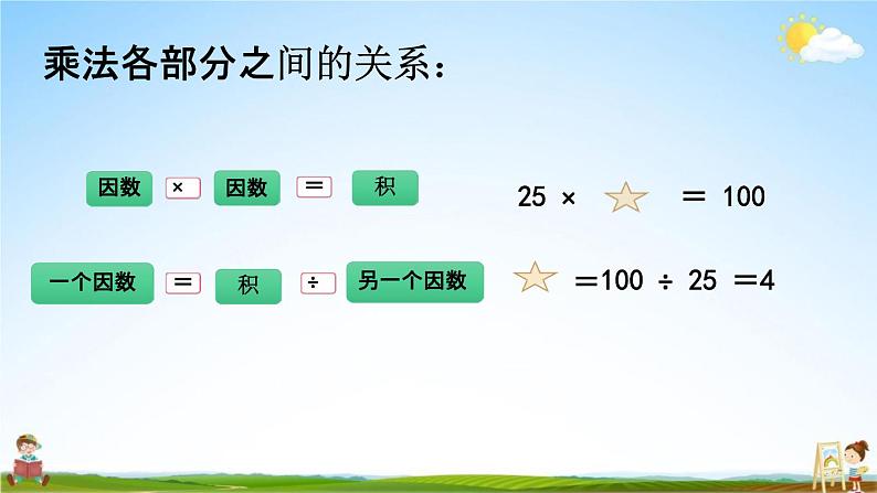 西师大版四年级数学下册《2-1 乘除法的关系》教学课件PPT小学优秀课件第7页