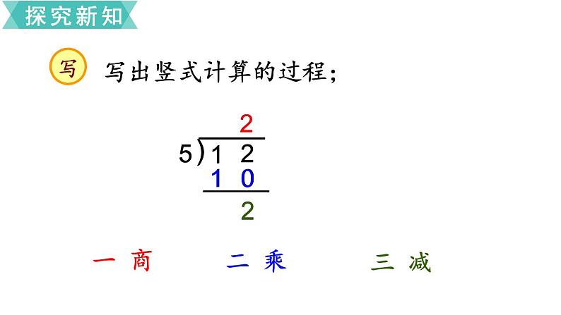 苏教版二年级数学下册 第1单元  有余数的除法 第2课时  除法竖式课件PPT07