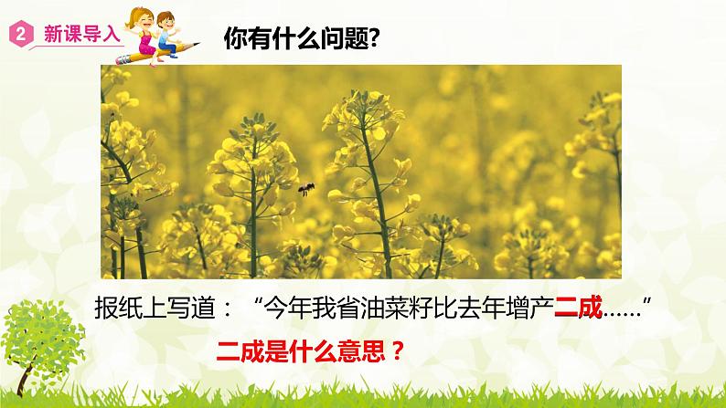 人教版六年级数学下册 2.2  成数 课件第4页