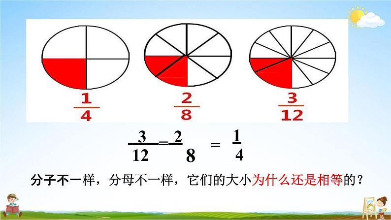 西师大版五年级数学下册《2-8 分数的基本性质》教学课件PPT07