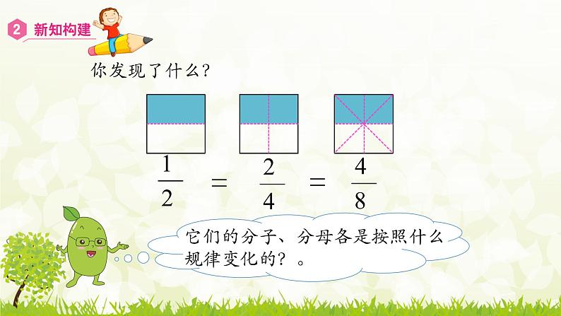 人教版五年级数学下册 4.3  分数的基本性质 课件第8页