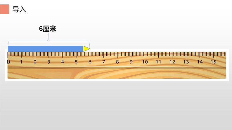 人教版二年级数学上册 1 长度单位-断尺测量长度的方法(2) 课件第3页