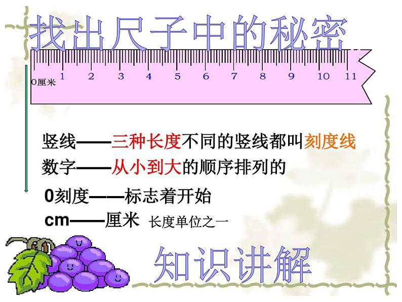 人教版二年级数学上册 1 长度单位-用尺子测量长度的方法 课件05