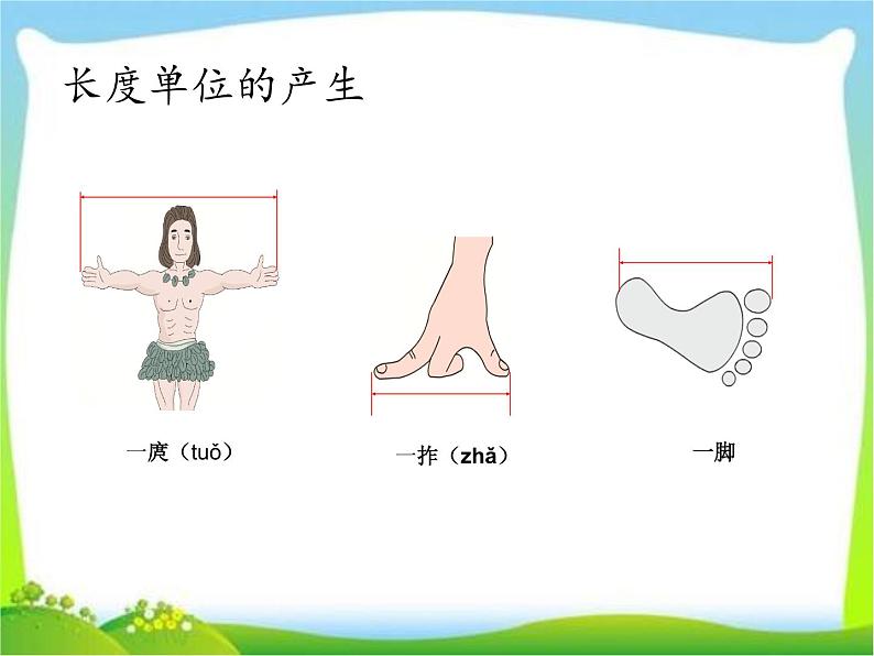 人教版二年级数学上册 1 长度单位-认识长度单位--厘米 课件03