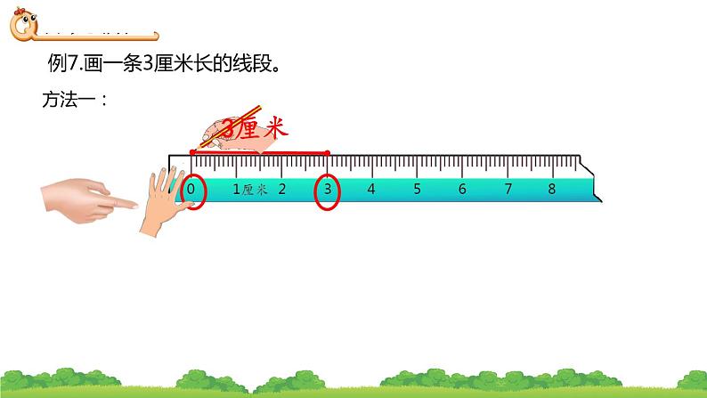 人教版二年级数学上册 1 长度单位-画线段 课件第2页