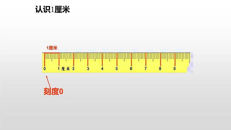 人教版二年级数学上册 1 长度单位—厘米 课件05