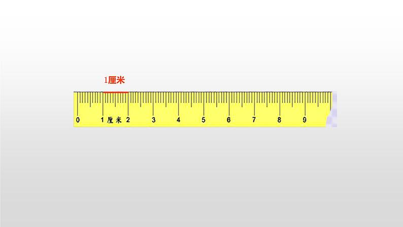 人教版二年级数学上册 1 长度单位—厘米 课件07