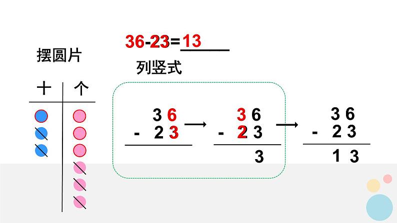 人教版二年级数学上册 2.2.1 不退位减法 课件05