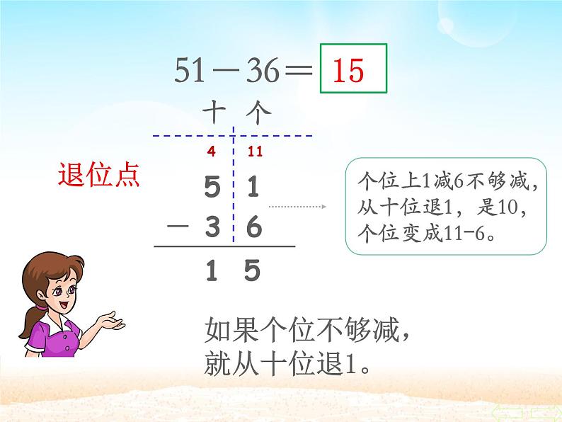 人教版二年级数学上册 2.2.2 退位减(5) 课件第8页