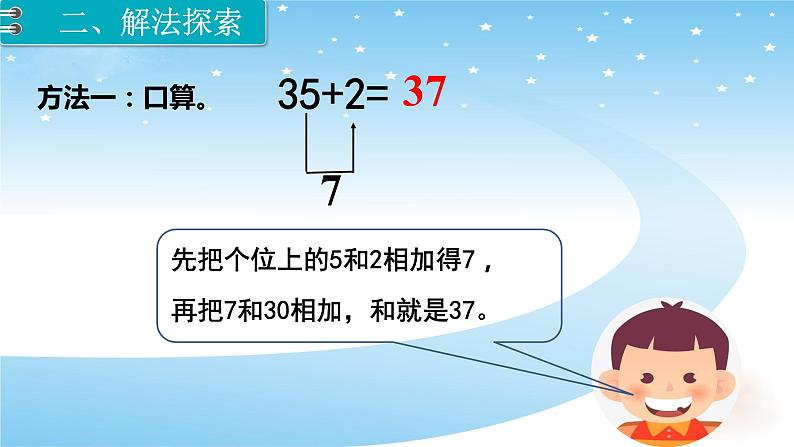 人教版二年级数学上册 2.1.1 100以内不进位加法（1） 课件第5页