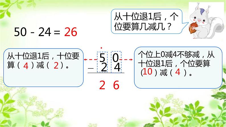 人教版二年级数学上册 2.2.2 两位数减两位数（退位减） 课件第8页