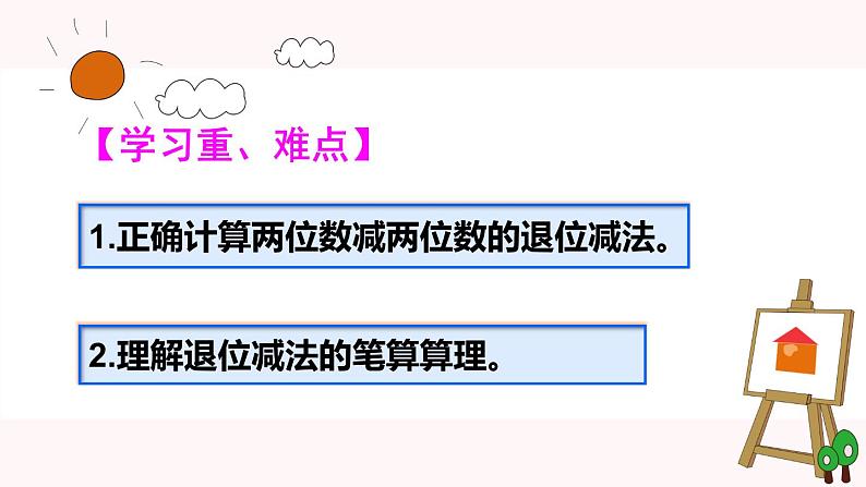 人教版二年级数学上册 2.2.2 退位减法 课件第2页