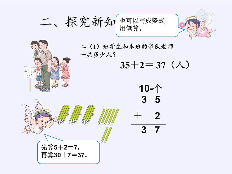 人教版二年级数学上册 2.1.1 不进位加(3) 课件03