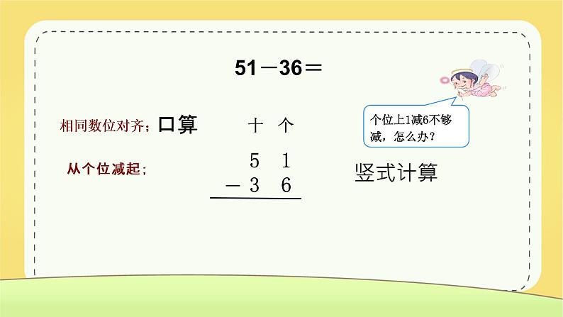 人教版二年级数学上册 2.2.2 退位减 课件04