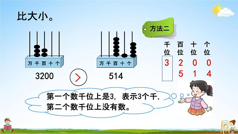 西师大版二年级数学下册《1-8 大小比较（1）》教学课件PPT04