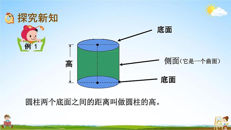 西师大版六年级数学下册《2-1 圆柱的认识》教学课件PPT第3页