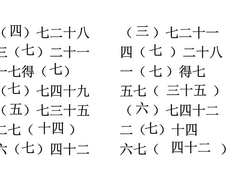 二年级数学上册课件-6.1  7的乘法口诀（17）-人教版第7页