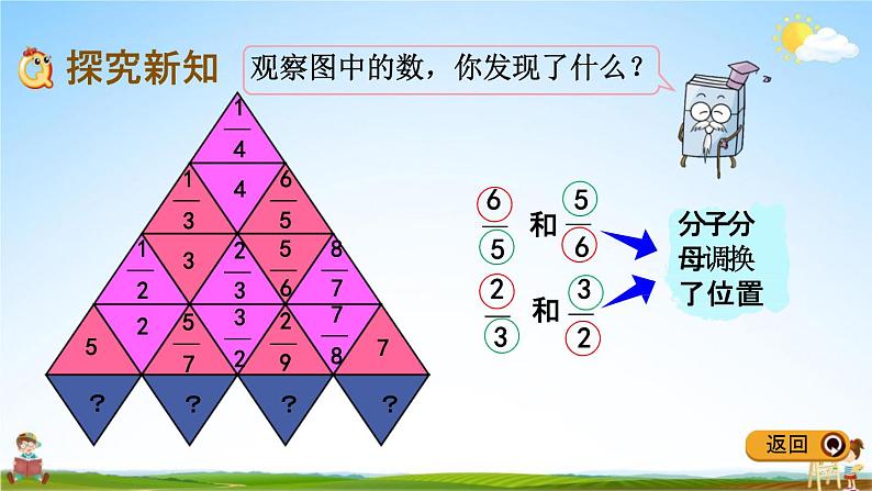 冀教版五年级数学下册《4-6 认识倒数》教学课件PPT第3页