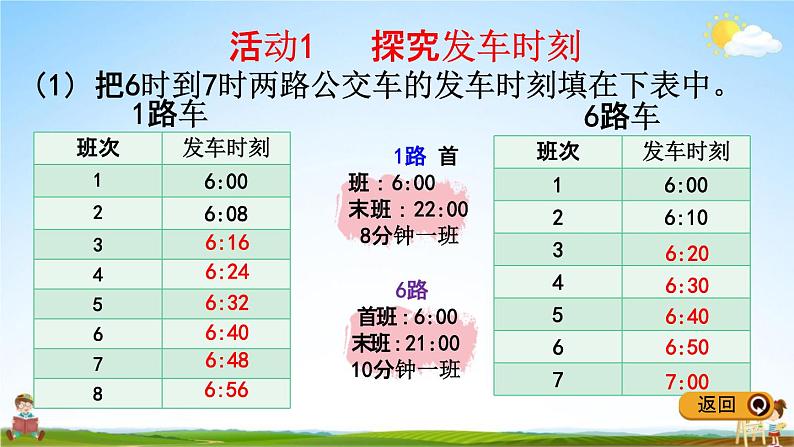 冀教版五年级数学下册《2-10 公交车上的数学》教学课件PPT第4页