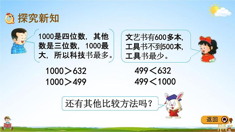 冀教版二年级数学下册《3-5  1000以内数的大小比较》教学课件PPT第3页