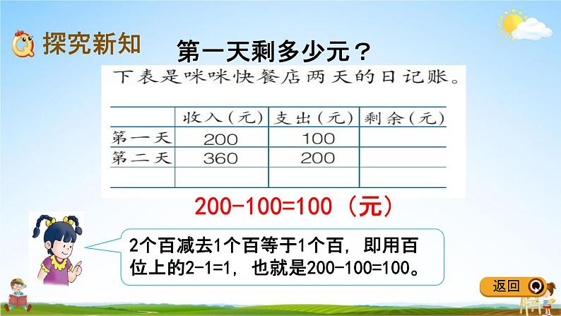 冀教版二年级数学下册《6-2 整百数加、减几百几十》教学课件PPT03