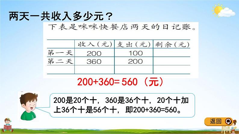 冀教版二年级数学下册《6-2 整百数加、减几百几十》教学课件PPT04