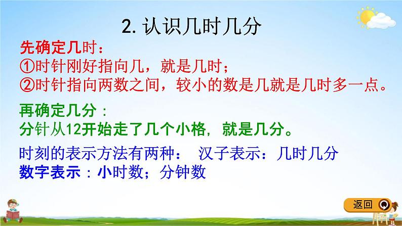 冀教版二年级数学下册《整理与评价4 认识时分秒、千克和克》教学课件PPT04