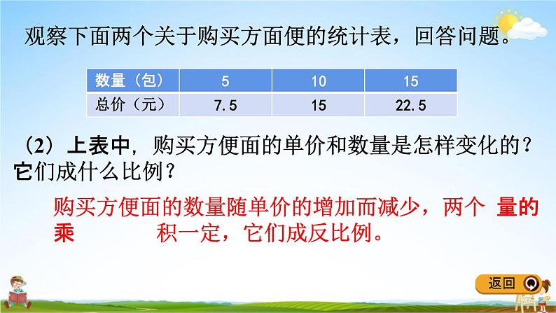 冀教版六年级数学下册《3-4 整理与复习》教学课件PPT第8页