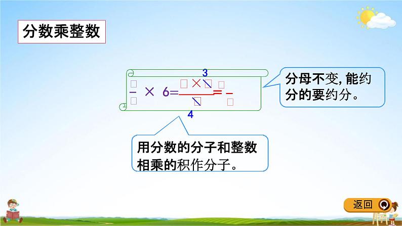 冀教版五年级数学下册《整理与评价2 分数乘除法》教学课件PPT04