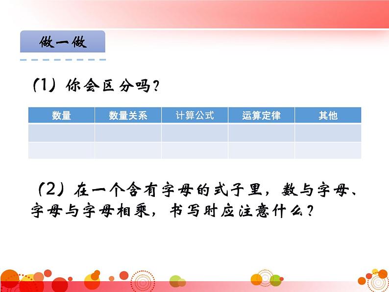 小学数学西师大版六年级下 总复习 数与代数 等式与方程 课件03