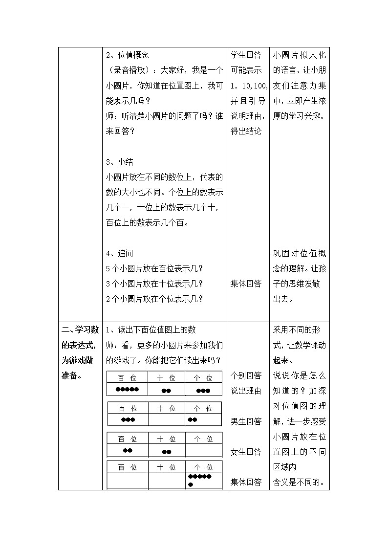 二年级下册数学教案-2.3  位值图上的的游戏  ▏沪教版  (2)03