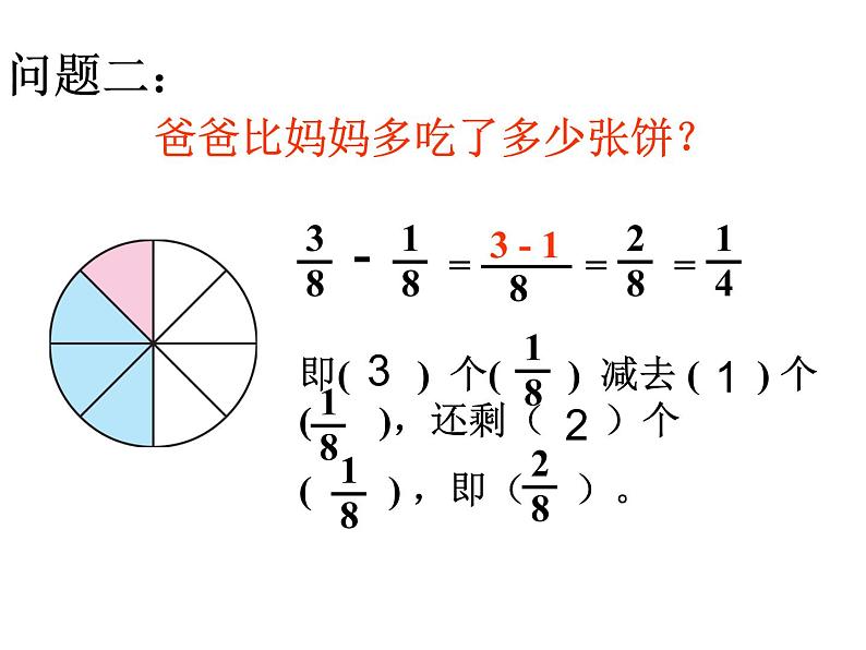 五年级下册数学课件－5.1同分母的分数加法和减法 ｜北京版第8页