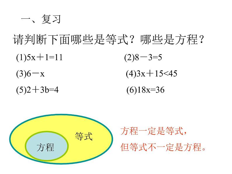 5.3方程 复习课件第5页