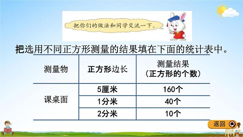 冀教版三年级数学下册《7-2 测量面积》教学课件PPT05