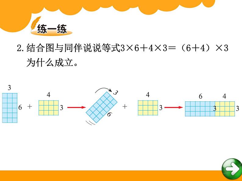 3.3乘法分配律   课件第7页