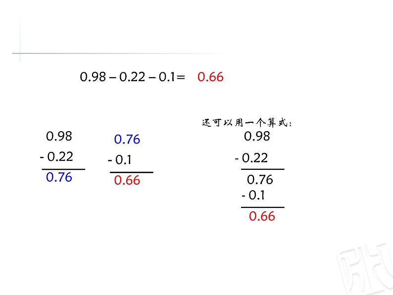 7.2小数加减混合运算  课件第7页