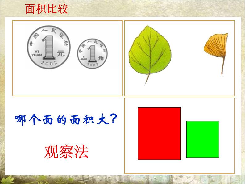 冀教版小学数学三下 7.1.1认识面积 课件04