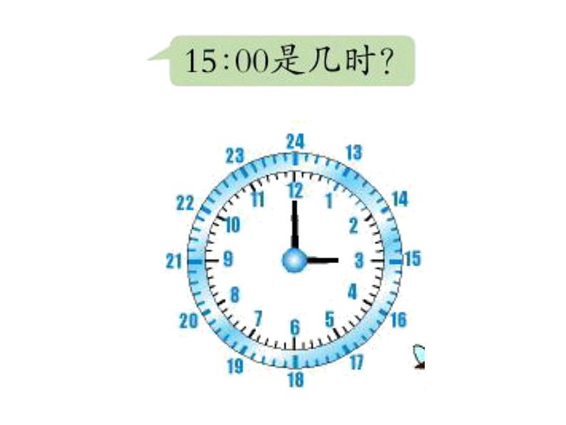 冀教版小学数学三下 1.1.1 24时计时法 课件07