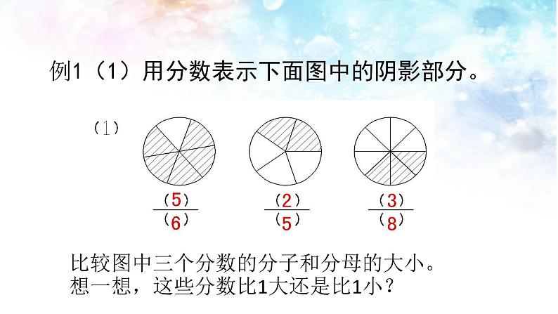 冀教版五下数学 2.1真分数和假分数 课件第3页