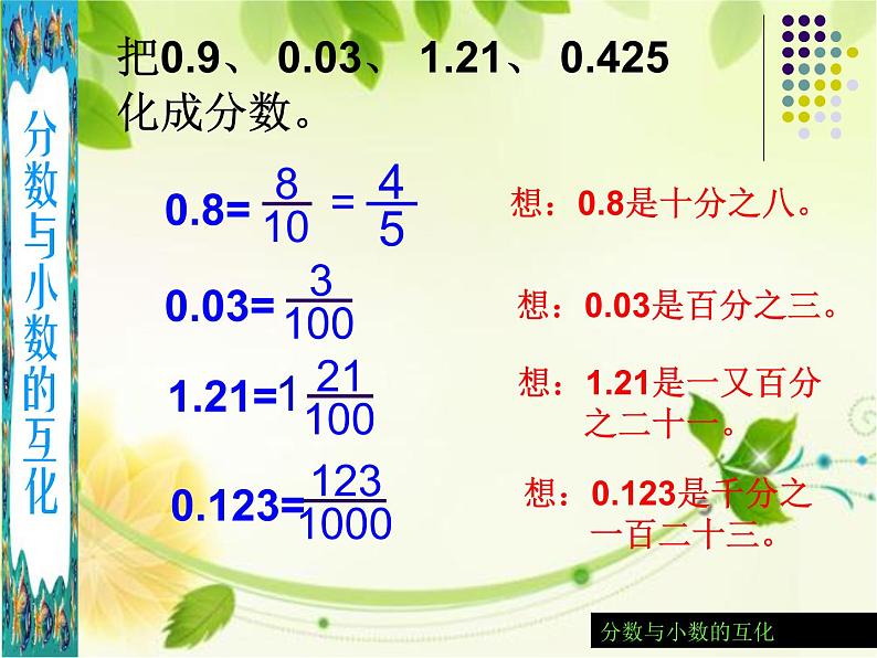 五年级下册数学课件－4.5分数和小数的互化 ｜北京版第6页