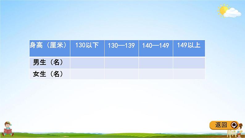 冀教版四年级数学下册《7-3 测量身高》教学课件PPT第5页