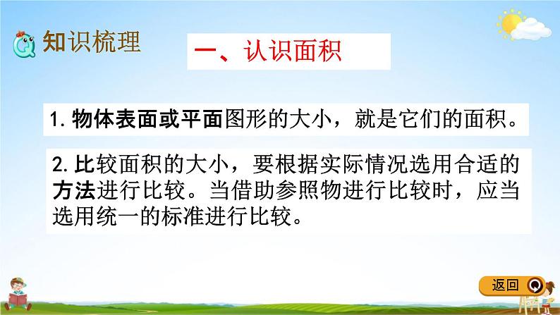 冀教版三年级数学下册《整理与评价7 长方形和正方形的面积》教学课件PPT03