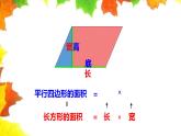 小学数学 冀教课标版 五年级上册 探索三角形面积公式 课件