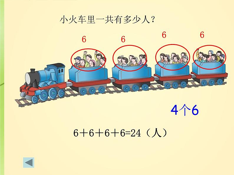 小学数学 北京课标版 二年级上册 乘法的初步认识 课件04